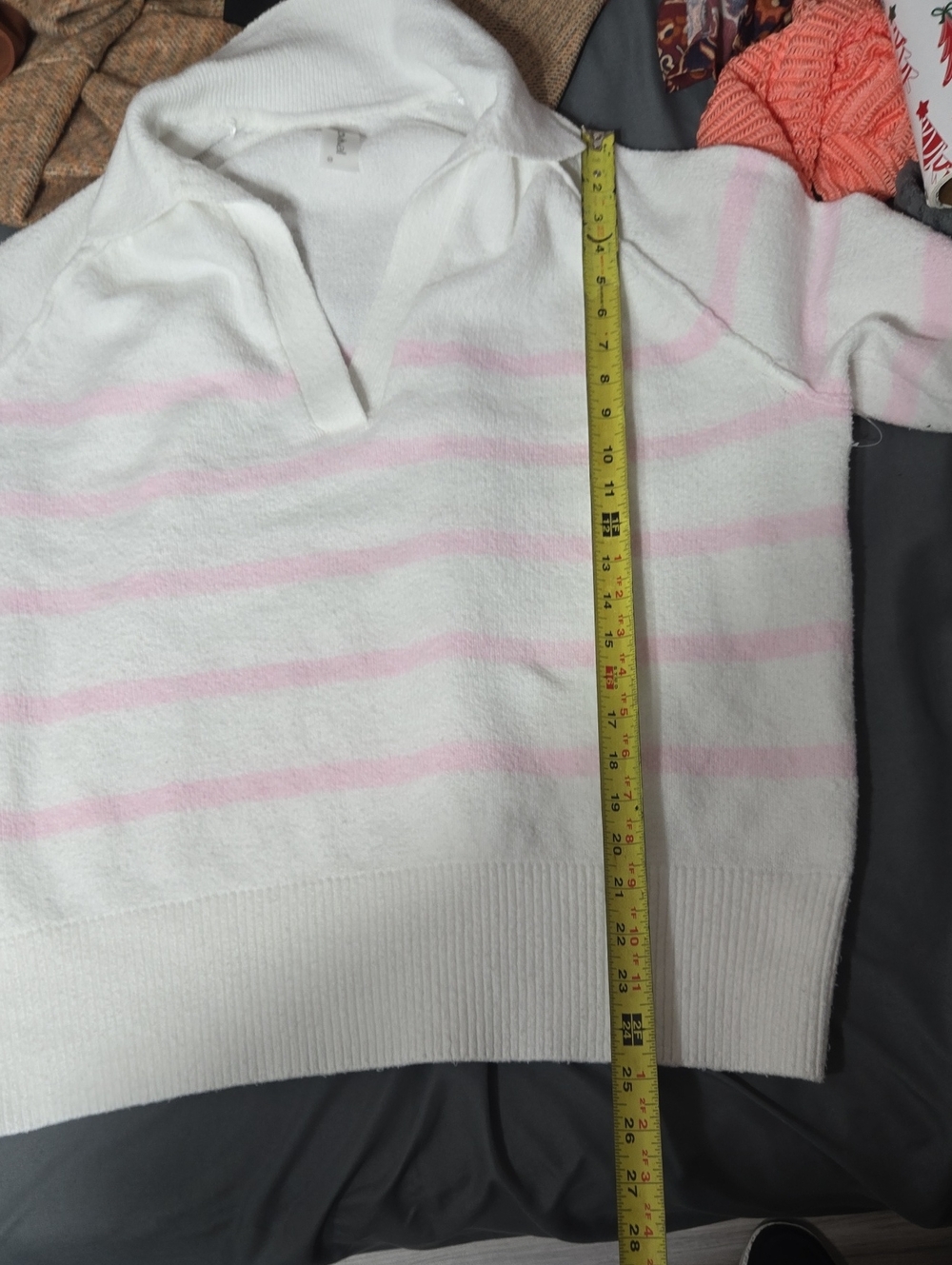 As Revival By Altard State Oversized Striped Pullover Sweater Sz XS - Picture 10 of 10